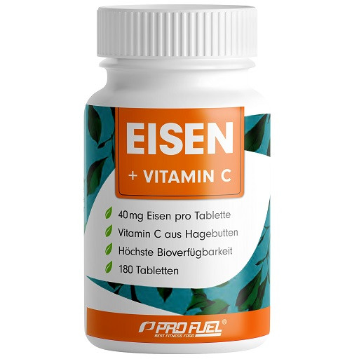 ProFuel EISEN + natürliches Vitamin C (180 Tabletten)