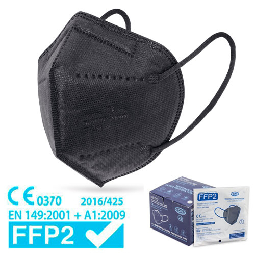 FFP2-Maske schwarz