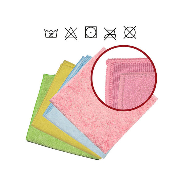 SPRINTUS Rainbow PRO Mikrofasertuch – Farbcodiertes Reinigungstuch für Profis