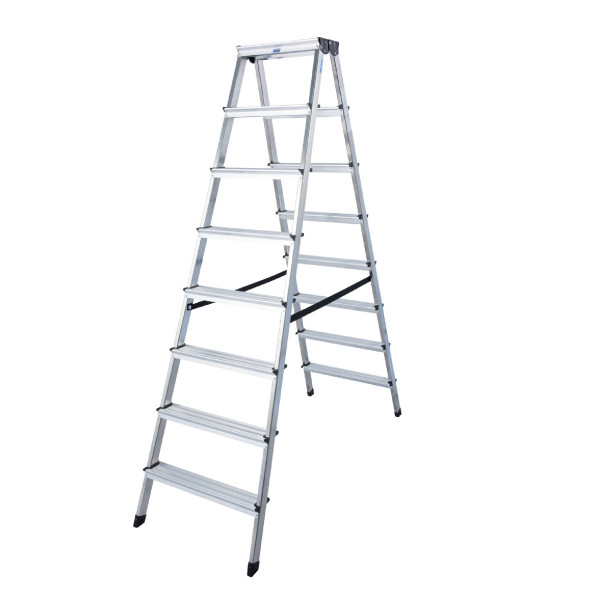 Monto® Stufen-DoppelLeiter Dopplo® Stufenanzahl 2 x 8 Alu ca.: 3,30 m