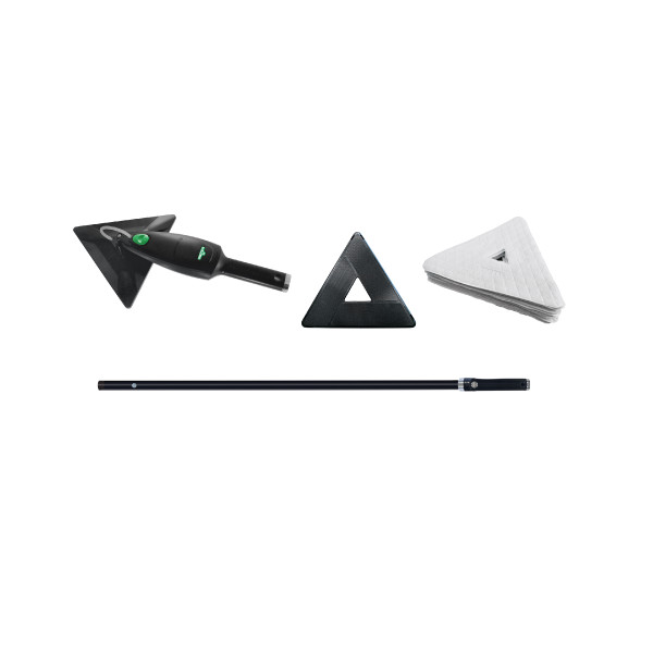 Stingray-Set 160 OS mit QuikPads mit einer langen Easy-Click-Stange.