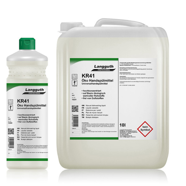KR41 Öko Handspülmittel 1 l Universalhandspülmittel