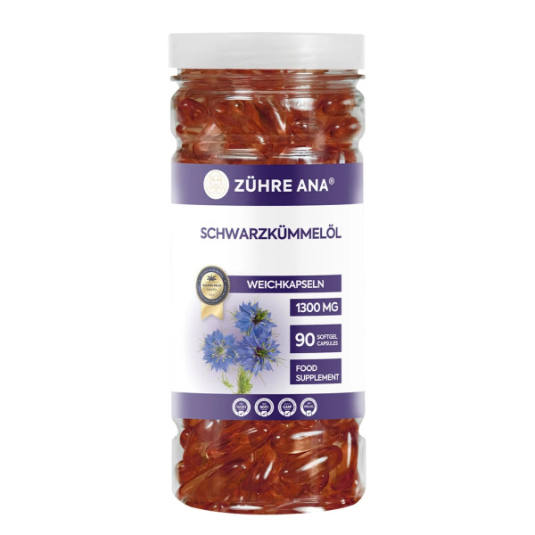 Zühre Ana Schwarzkümmelöl‑Weichkapseln