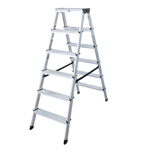 Monto® Stufen-DoppelLeiter Dopplo® Stufenanzahl 2 x 5 Alu ca.: 2,65 m