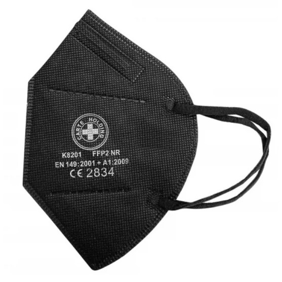Carte FFP2-Maske mit Nasenbügel Schaumstoff, schwarz (20 Stück)