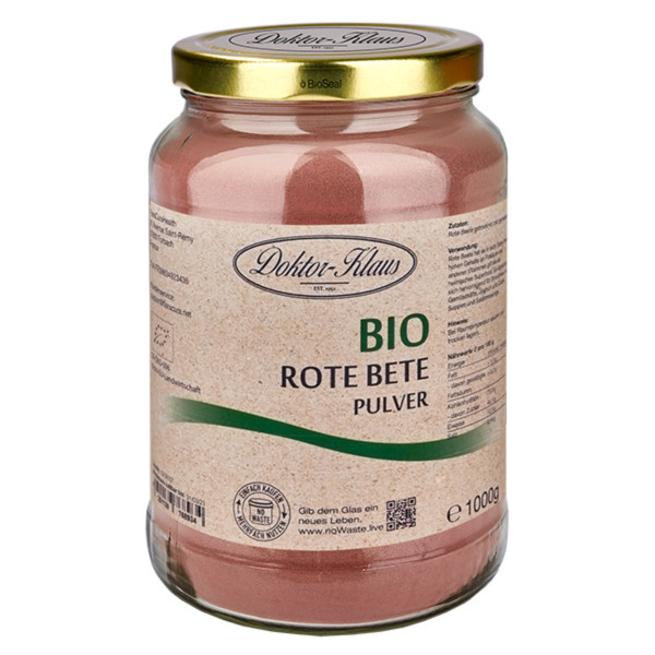 Doktor-Klaus® Rote Bete Pulver Bio 1 kg
