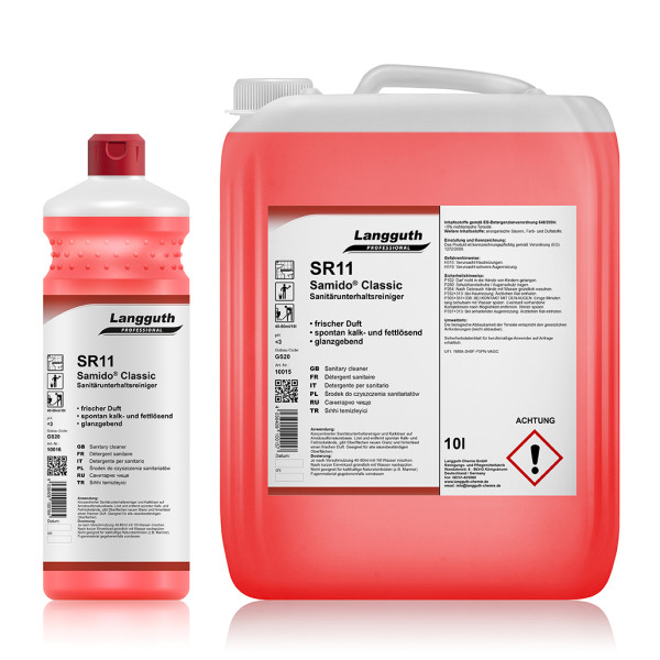 SR11 Samido classic 1 l Sanitärunterhaltsreiniger