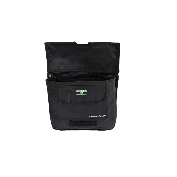 ErgoTec® Tüchertasche 3 Fächer. Trockene und feuchte Tücher können getrennt aufbewahrt werden..