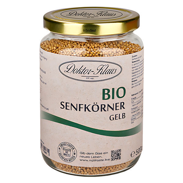 Doktor-Klaus® Senfkörner gelb Bio 90g