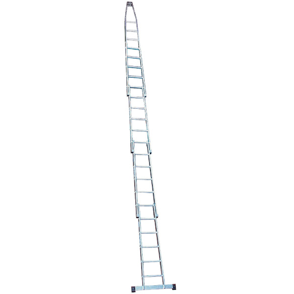 STABILO® GlasreinigerLeiter 3-teiliger Satz 18 Sprossen Arbeitshöhe ca.: 6,05 m