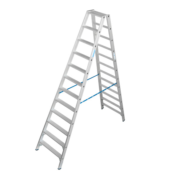STABILO® DoppelLeiter mit R13-Stufen 2 x 12 R13 Stufen ca. 4,35 m