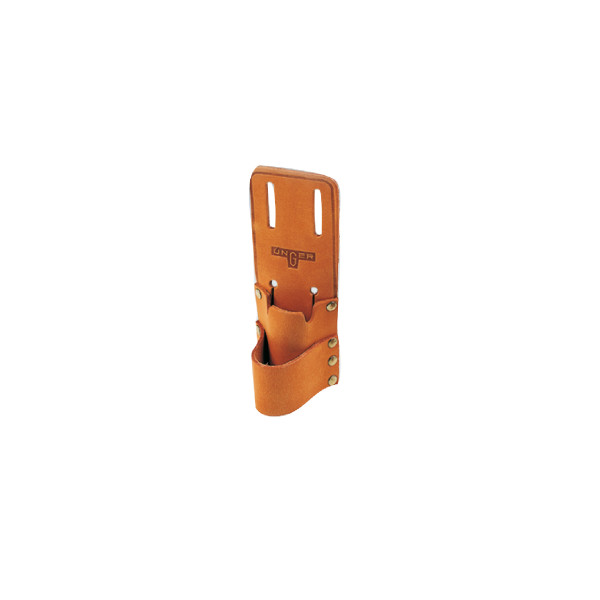 Henry's Doppelholster Gerätehalter aus Leder mit zwei Fächern. Zum Befestigen am Gürtel.