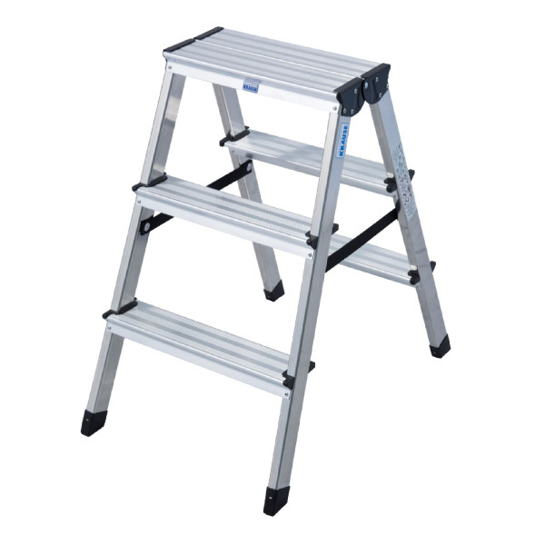 Monto® Stufen-DoppelLeiter Dopplo® Stufenanzahl 2 x 3 Alu ca.: 2,20 m